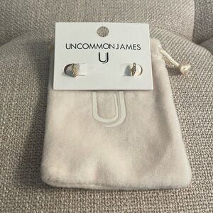 Uncommon James Arrow Gold Stud Earrings